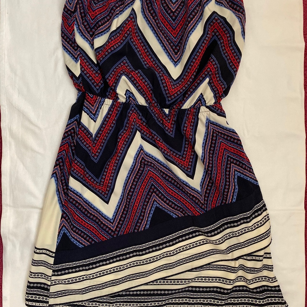 Strapless pattern dress